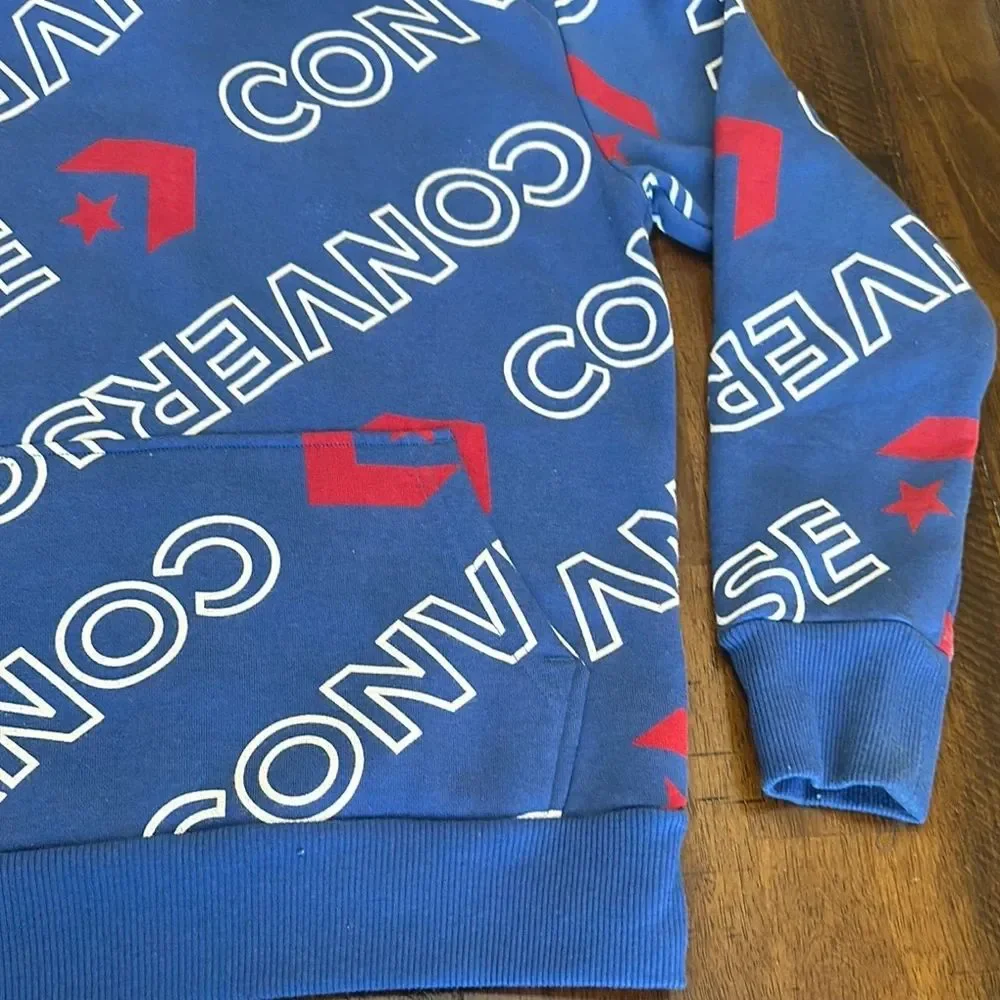 Converse Blue Hoodie Sweatshirt
